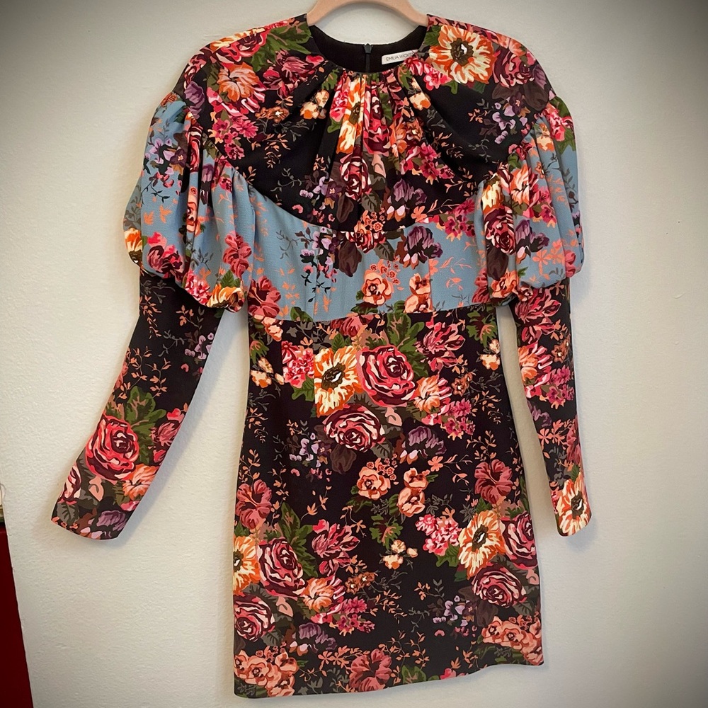 Emilia Wickstead long sleeve minidress small 4